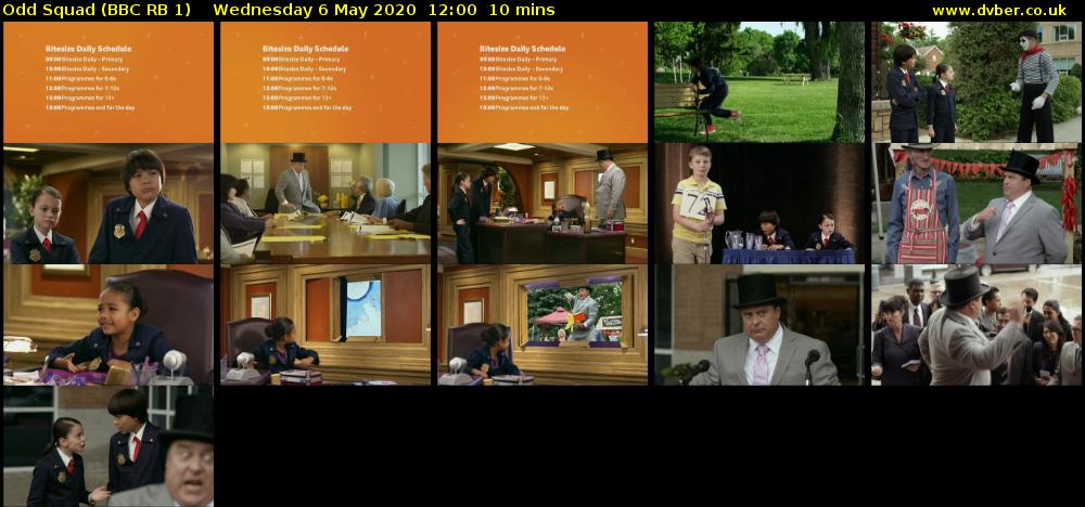 Odd Squad (BBC RB 1) Wednesday 6 May 2020 12:00 - 12:10