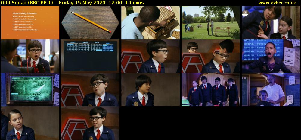 Odd Squad (BBC RB 1) Friday 15 May 2020 12:00 - 12:10