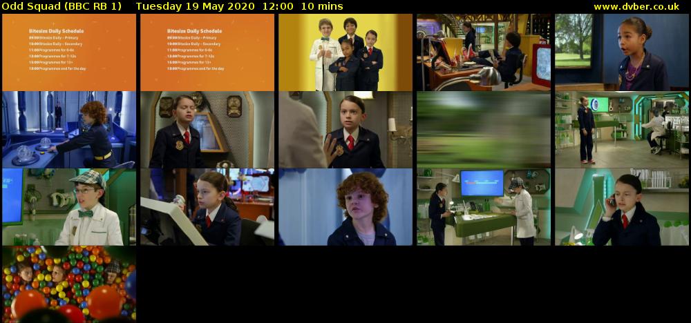 Odd Squad (BBC RB 1) Tuesday 19 May 2020 12:00 - 12:10
