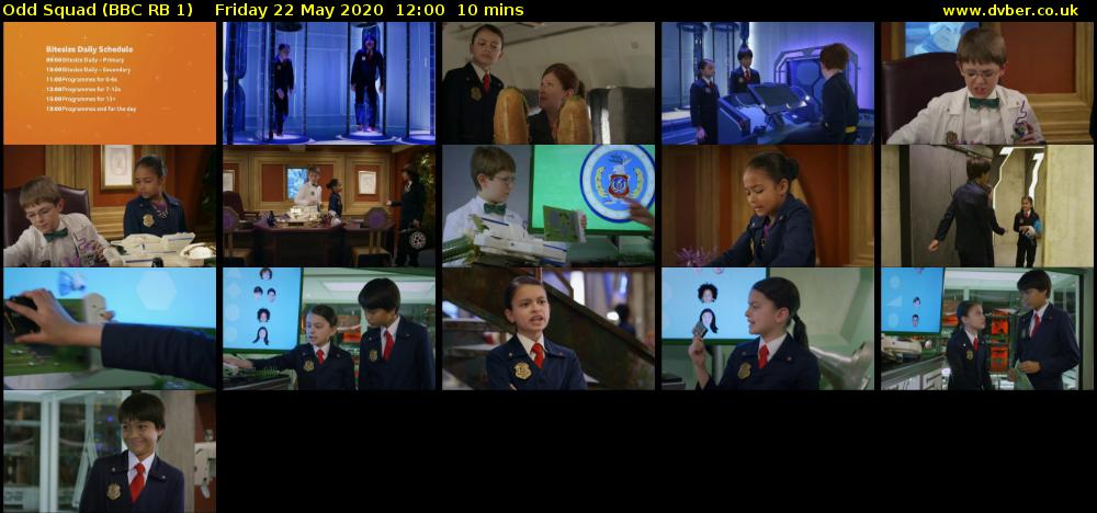 Odd Squad (BBC RB 1) Friday 22 May 2020 12:00 - 12:10