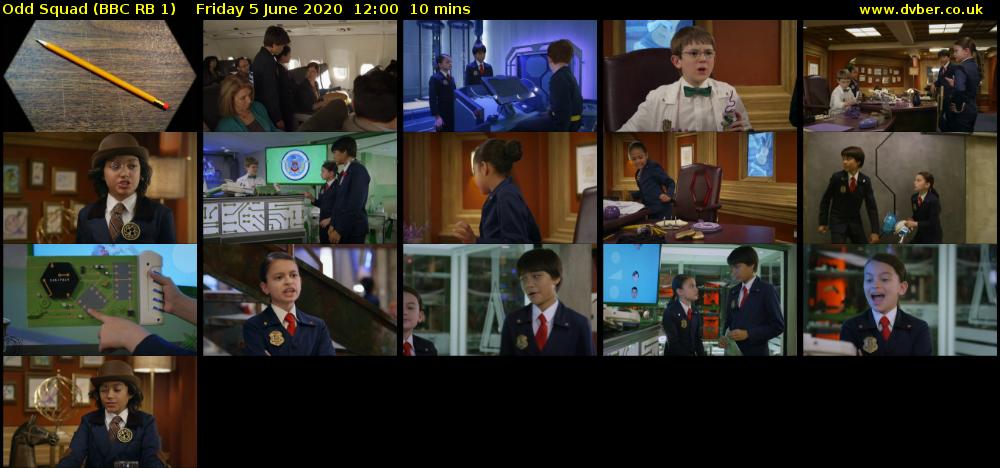 Odd Squad (BBC RB 1) Friday 5 June 2020 12:00 - 12:10