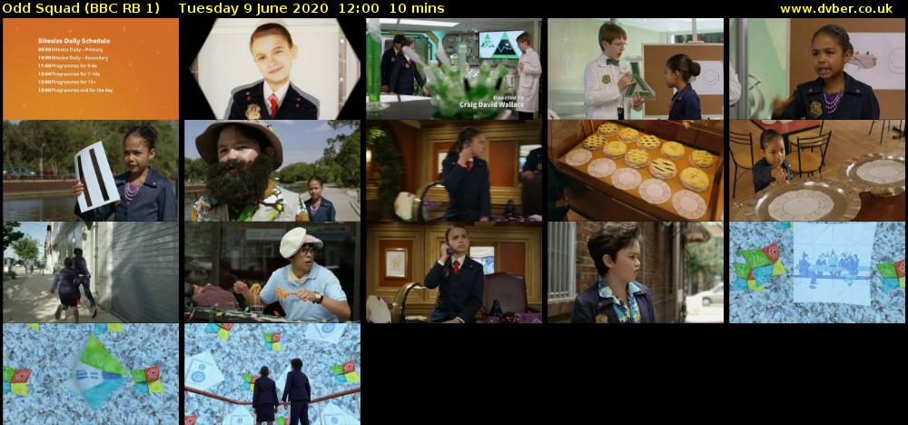 Odd Squad (BBC RB 1) Tuesday 9 June 2020 12:00 - 12:10