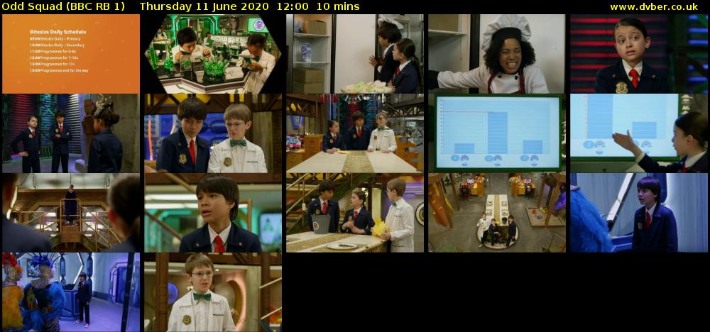 Odd Squad (BBC RB 1) Thursday 11 June 2020 12:00 - 12:10
