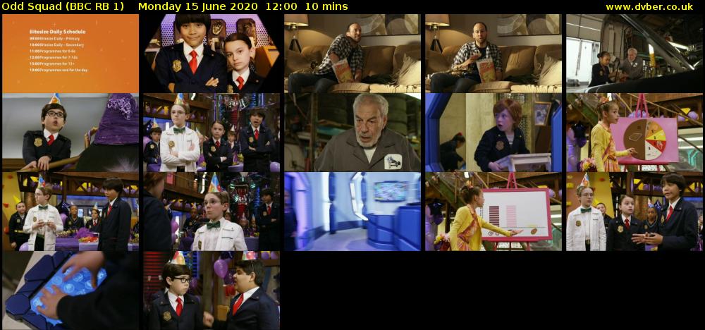 Odd Squad (BBC RB 1) Monday 15 June 2020 12:00 - 12:10