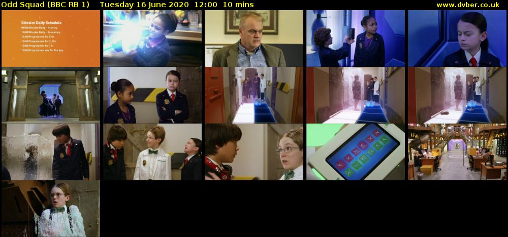Odd Squad (BBC RB 1) Tuesday 16 June 2020 12:00 - 12:10