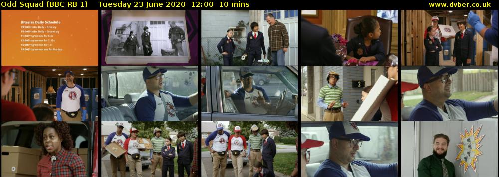 Odd Squad (BBC RB 1) Tuesday 23 June 2020 12:00 - 12:10