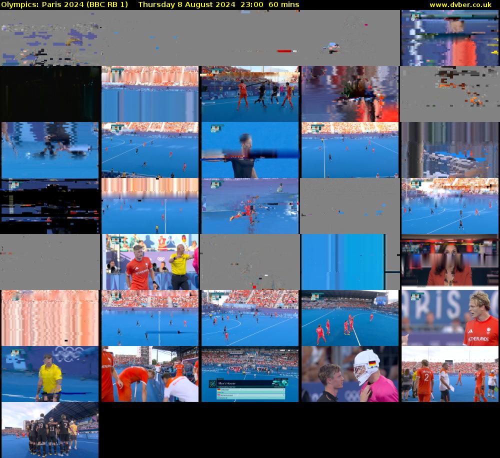 Olympics: Paris 2024 (BBC RB 1) Thursday 8 August 2024 23:00 - 00:00