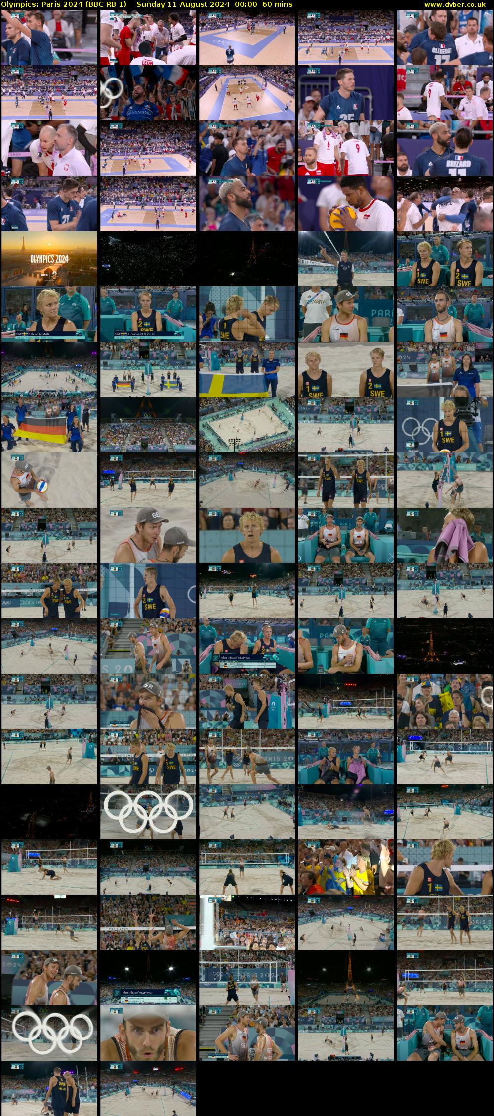 Olympics: Paris 2024 (BBC RB 1) Sunday 11 August 2024 00:00 - 01:00