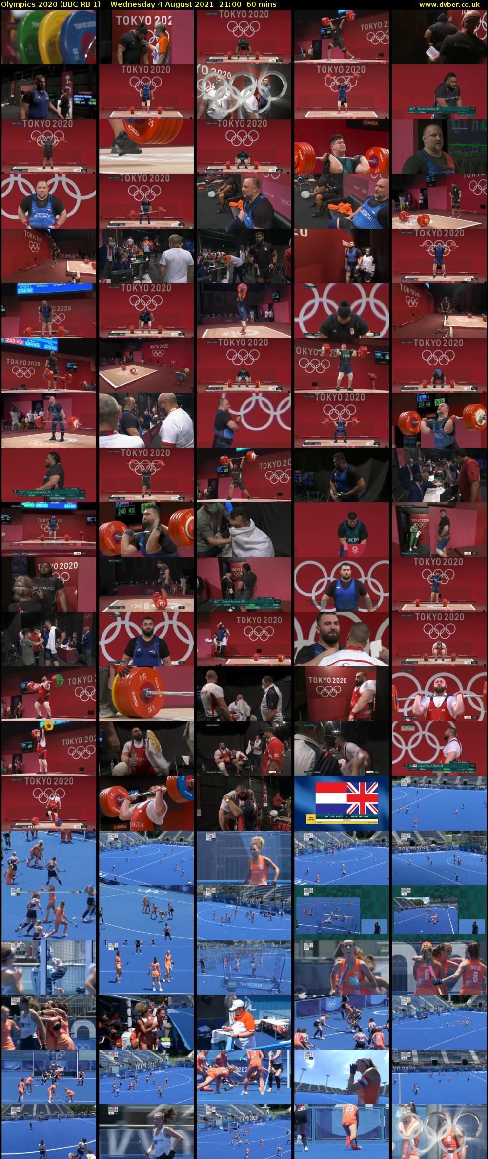 Olympics 2020 (BBC RB 1) Wednesday 4 August 2021 21:00 - 22:00
