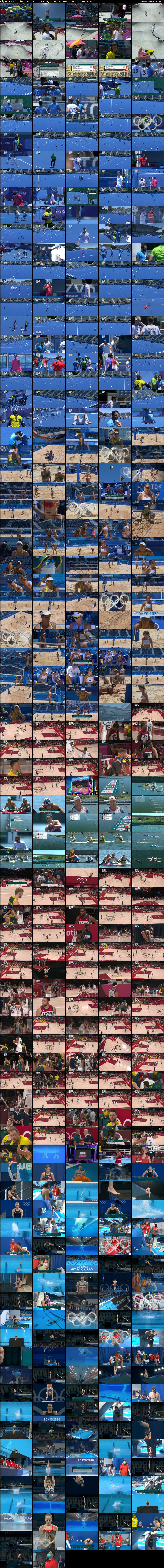 Olympics 2020 (BBC RB 1) Thursday 5 August 2021 04:00 - 08:00