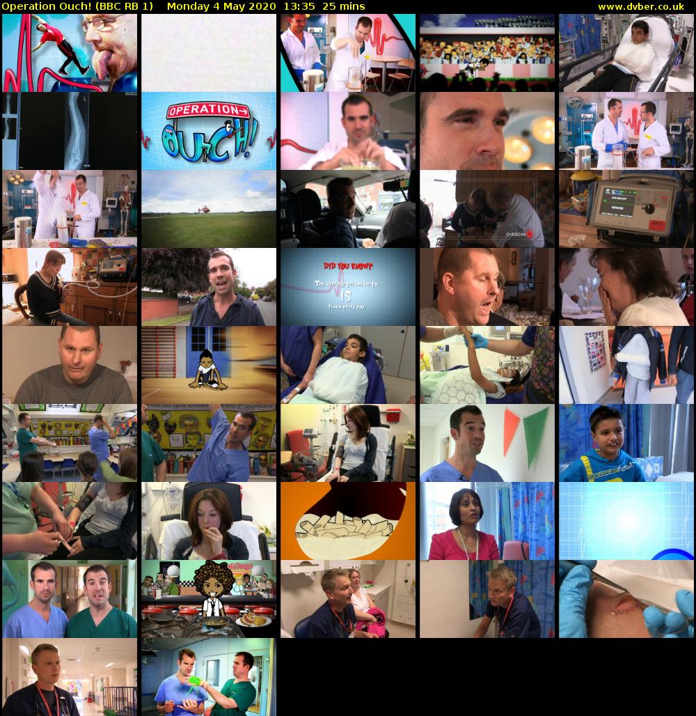 Operation Ouch! (BBC RB 1) Monday 4 May 2020 13:35 - 14:00
