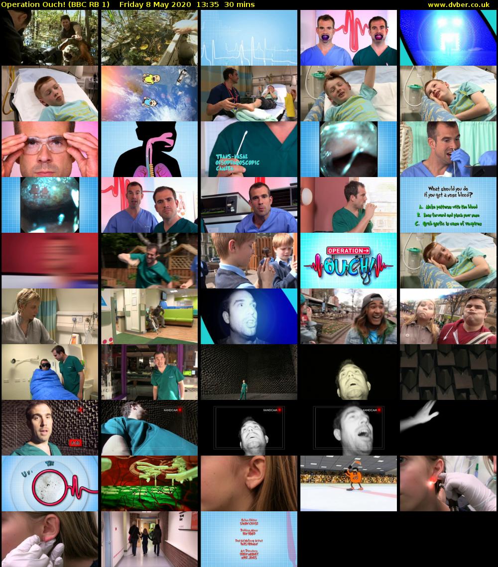 Operation Ouch! (BBC RB 1) Friday 8 May 2020 13:35 - 14:05