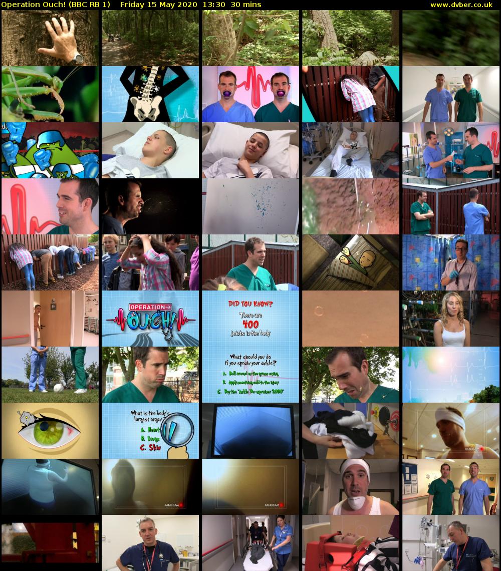 Operation Ouch! (BBC RB 1) Friday 15 May 2020 13:30 - 14:00