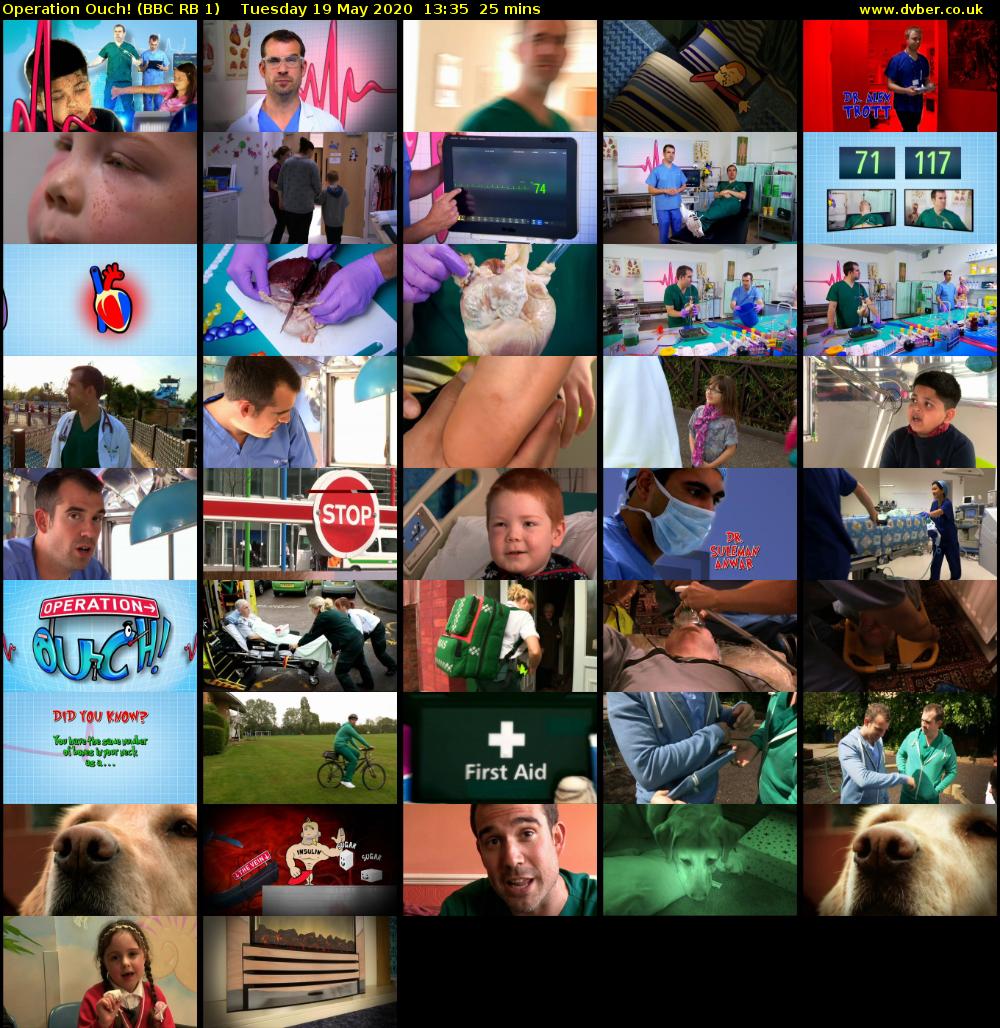 Operation Ouch! (BBC RB 1) Tuesday 19 May 2020 13:35 - 14:00