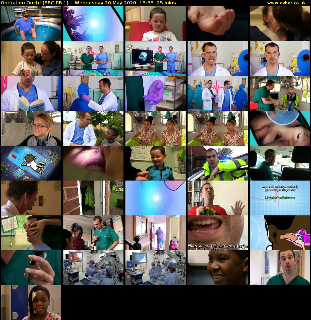 Operation Ouch! (BBC RB 1) Wednesday 20 May 2020 13:35 - 14:00