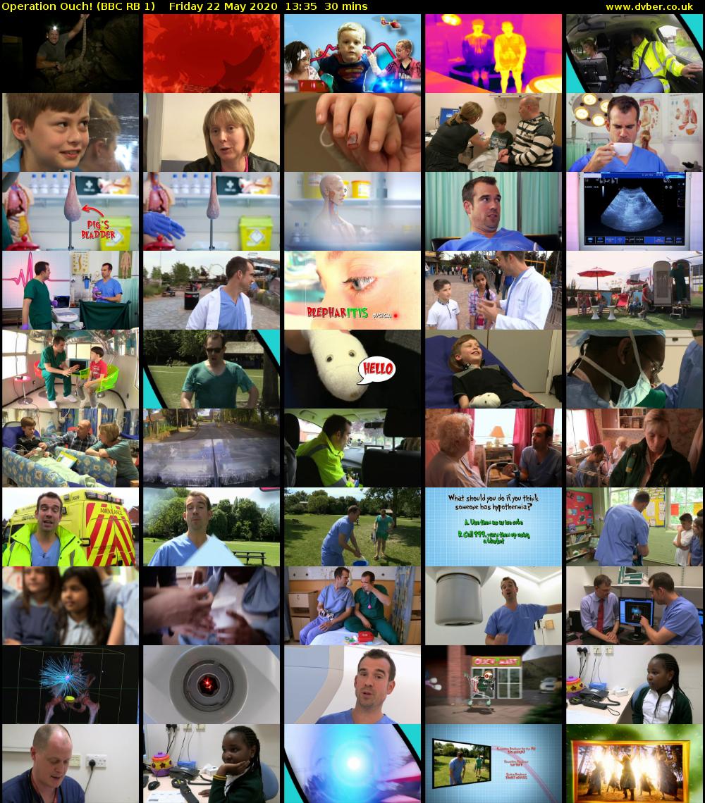 Operation Ouch! (BBC RB 1) Friday 22 May 2020 13:35 - 14:05