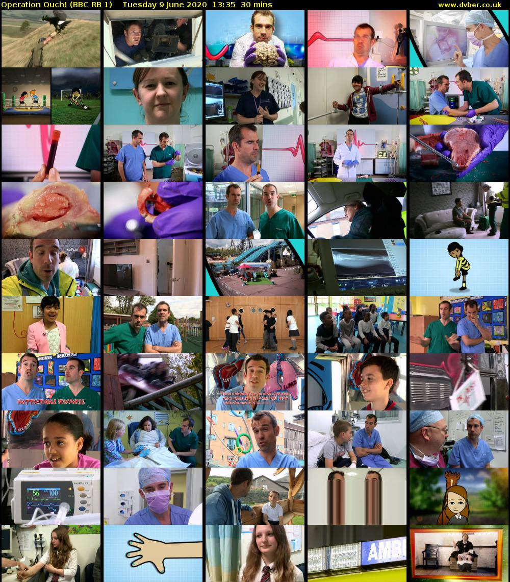 Operation Ouch! (BBC RB 1) Tuesday 9 June 2020 13:35 - 14:05
