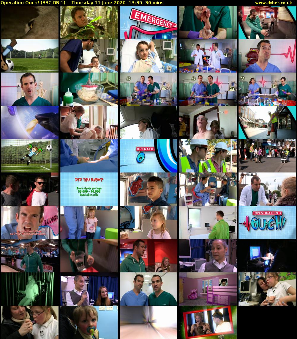 Operation Ouch! (BBC RB 1) Thursday 11 June 2020 13:35 - 14:05