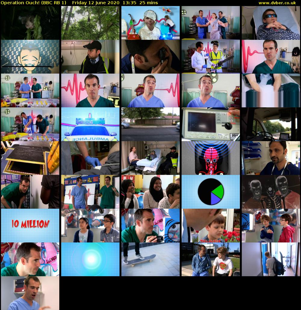 Operation Ouch! (BBC RB 1) Friday 12 June 2020 13:35 - 14:00