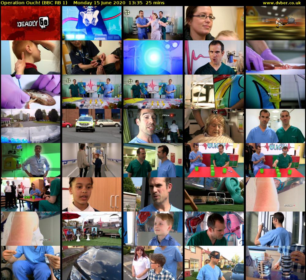 Operation Ouch! (BBC RB 1) Monday 15 June 2020 13:35 - 14:00