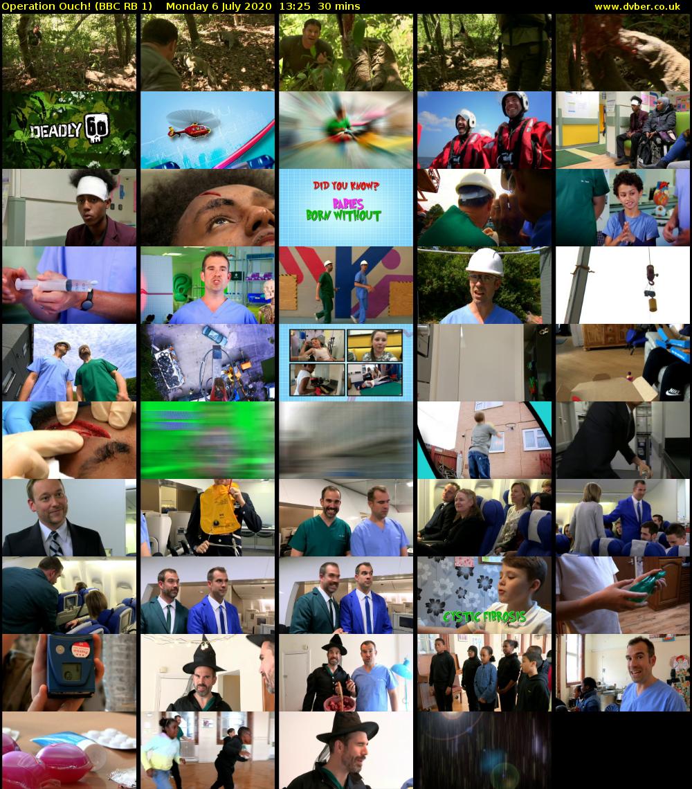 Operation Ouch! (BBC RB 1) Monday 6 July 2020 13:25 - 13:55