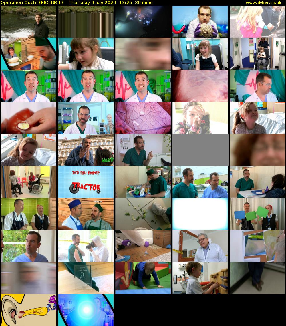 Operation Ouch! (BBC RB 1) Thursday 9 July 2020 13:25 - 13:55