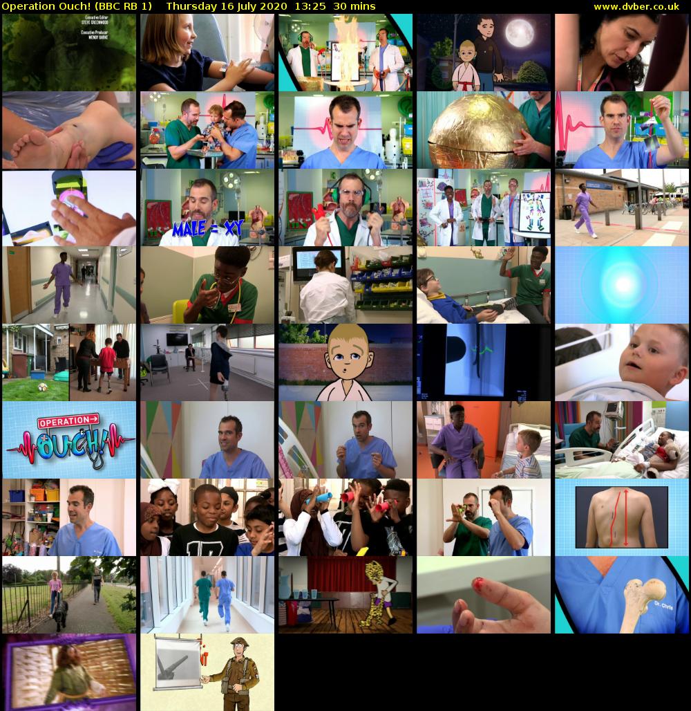 Operation Ouch! (BBC RB 1) Thursday 16 July 2020 13:25 - 13:55