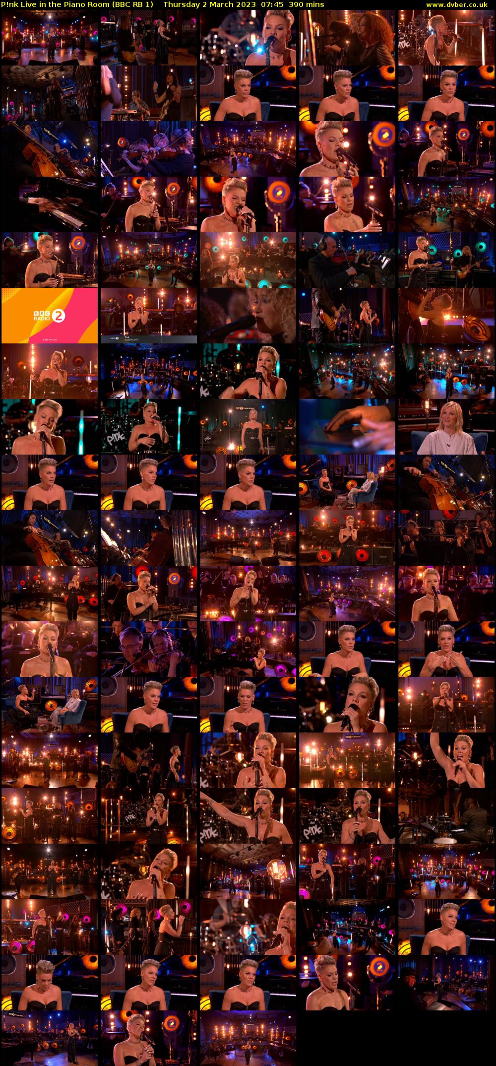 P!nk Live in the Piano Room (BBC RB 1) Thursday 2 March 2023 07:45 - 14:15