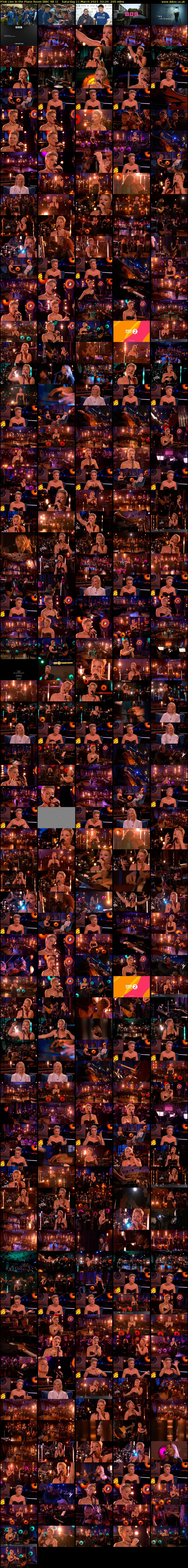 P!nk Live in the Piano Room (BBC RB 1) Saturday 11 March 2023 02:20 - 05:45
