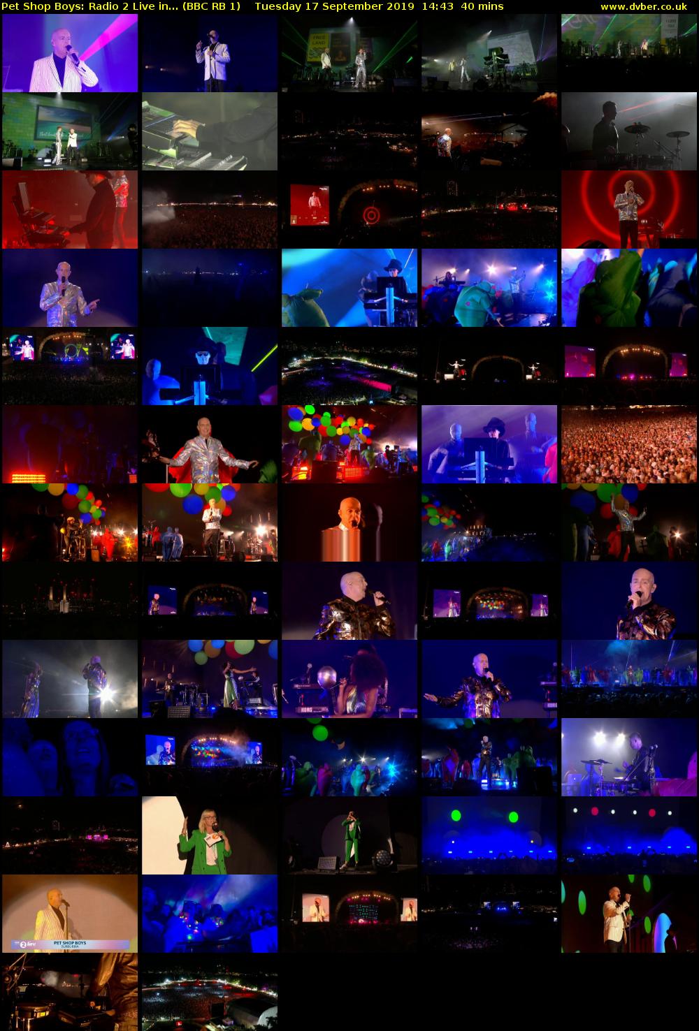 Pet Shop Boys: Radio 2 Live in... (BBC RB 1) Tuesday 17 September 2019 14:43 - 15:23