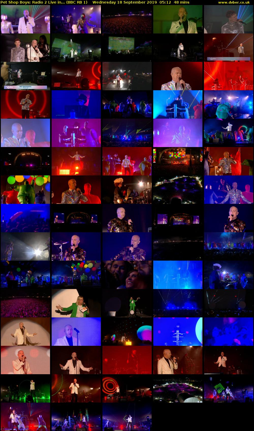 Pet Shop Boys: Radio 2 Live in... (BBC RB 1) Wednesday 18 September 2019 05:12 - 06:00