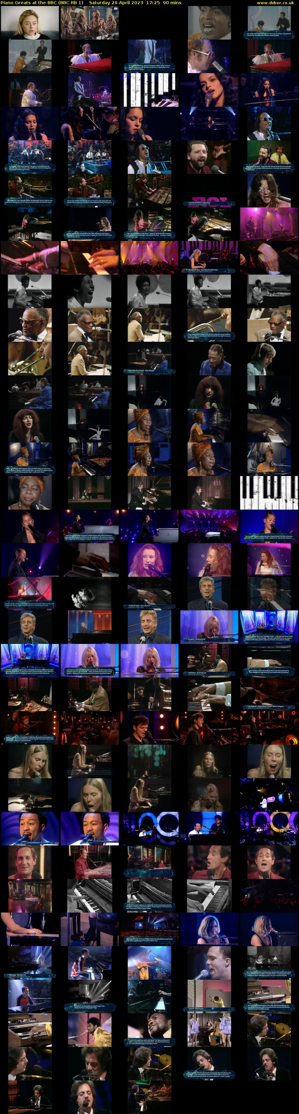 Piano Greats at the BBC (BBC RB 1) Saturday 29 April 2023 17:25 - 18:55