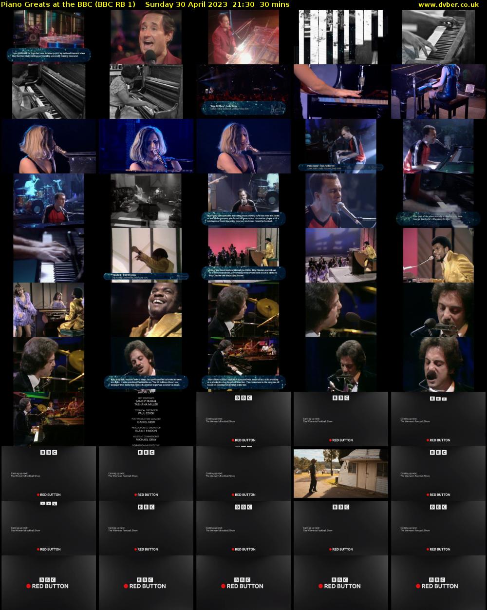 Piano Greats at the BBC (BBC RB 1) Sunday 30 April 2023 21:30 - 22:00