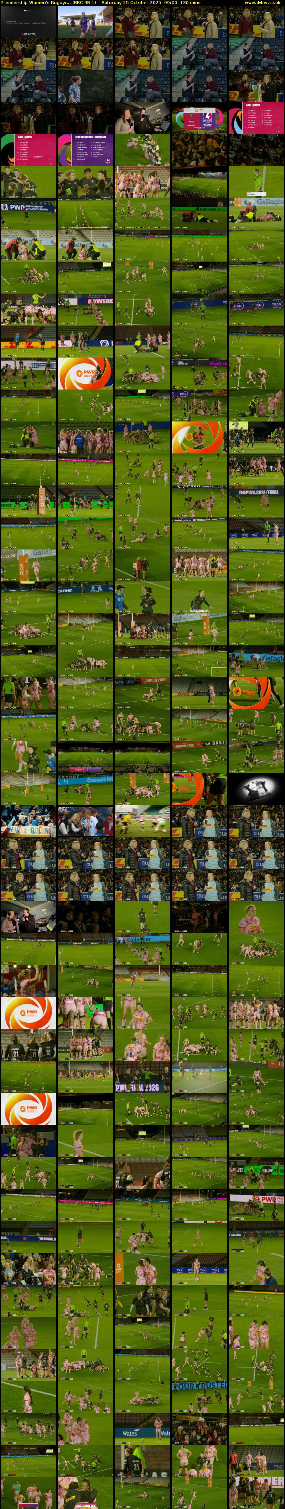 Premiership Women's Rugby:... (BBC RB 1) Saturday 25 October 2025 09:00 - 11:10