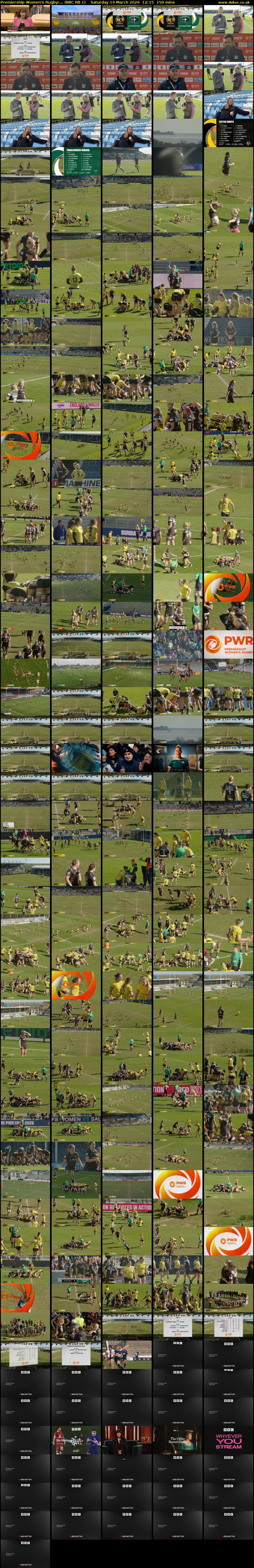 Premiership Women's Rugby:... (BBC RB 1) Saturday 14 March 2026 12:15 - 14:45