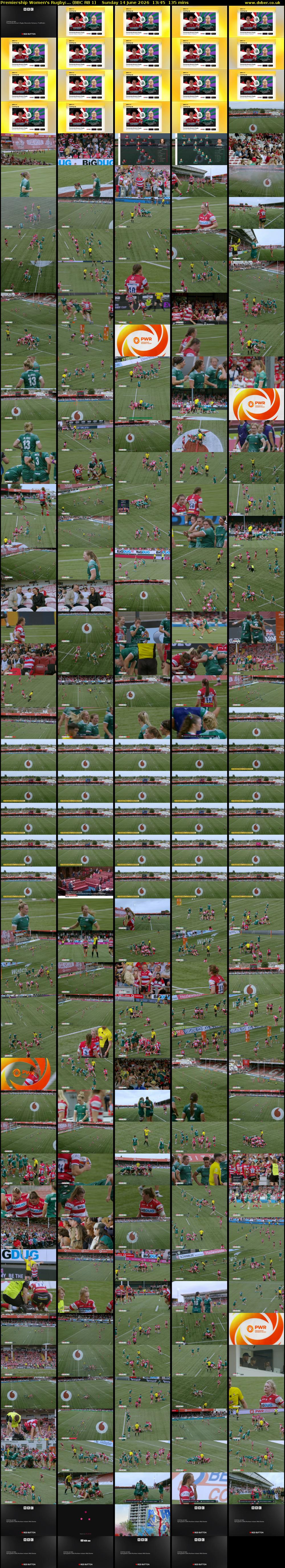 Premiership Women's Rugby:... (BBC RB 1) Sunday 14 June 2026 13:45 - 16:00