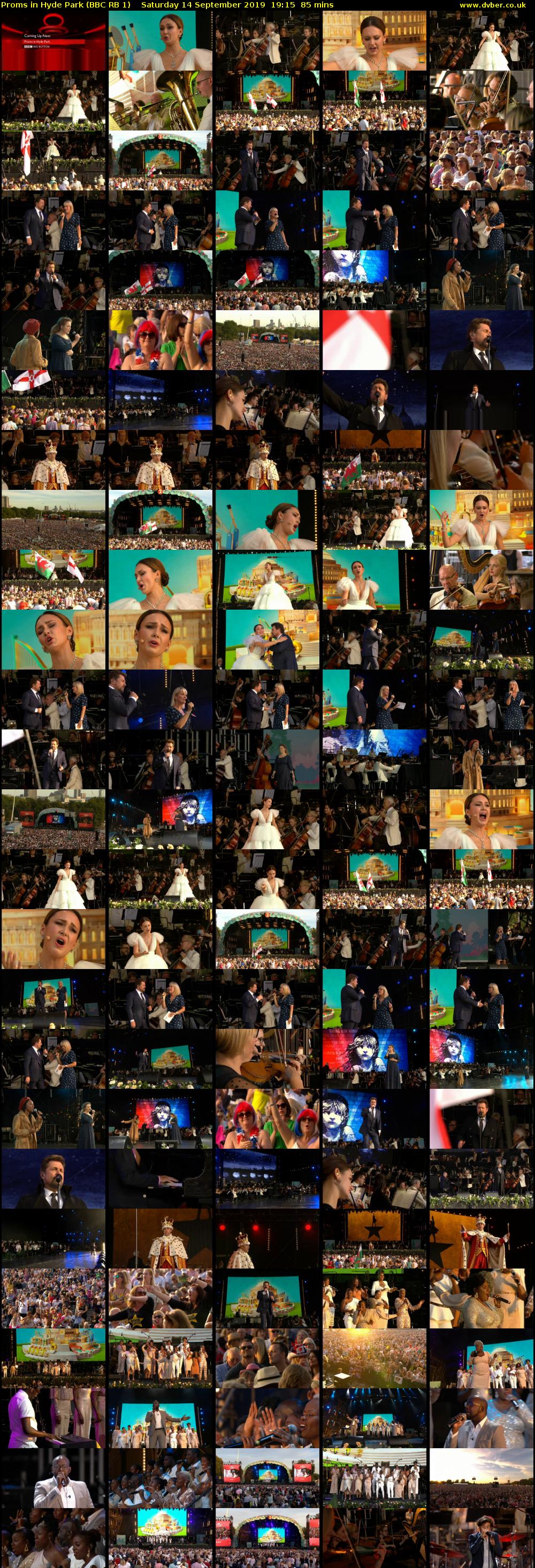 Proms in Hyde Park (BBC RB 1) Saturday 14 September 2019 19:15 - 20:40