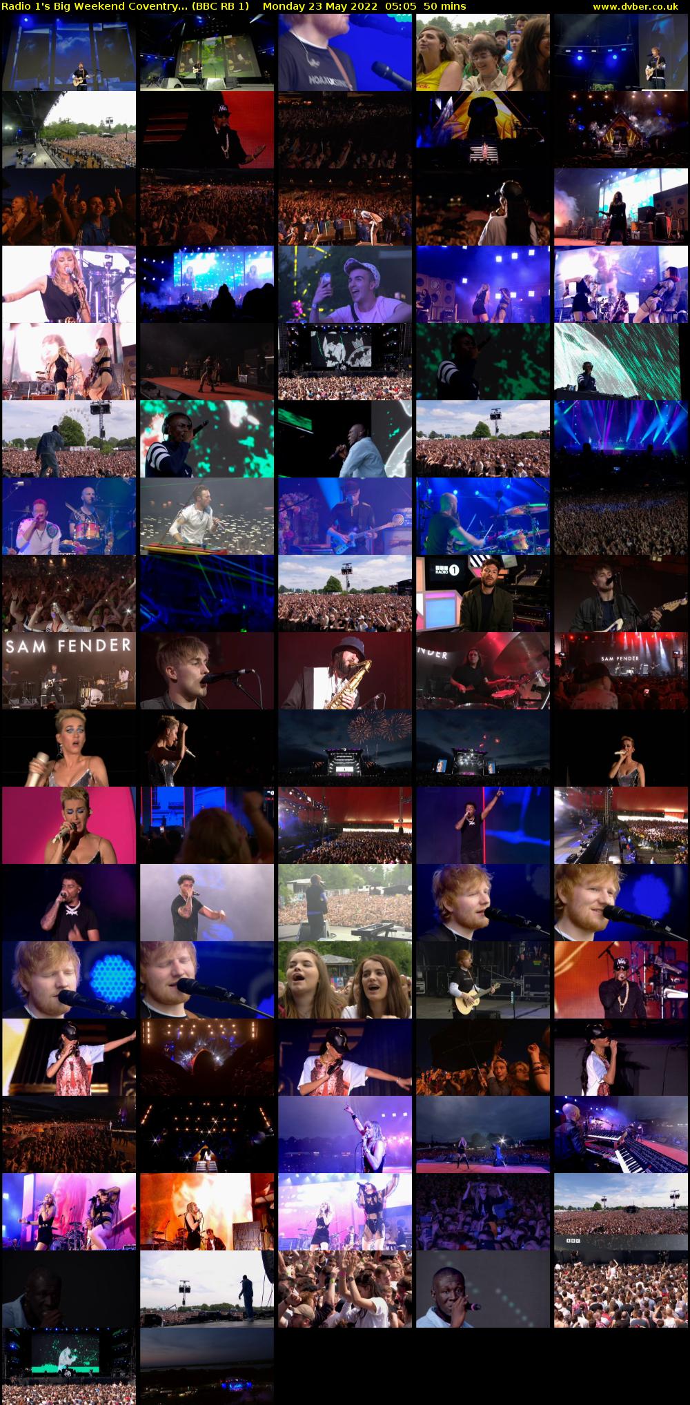 Radio 1's Big Weekend Coventry... (BBC RB 1) Monday 23 May 2022 05:05 - 05:55