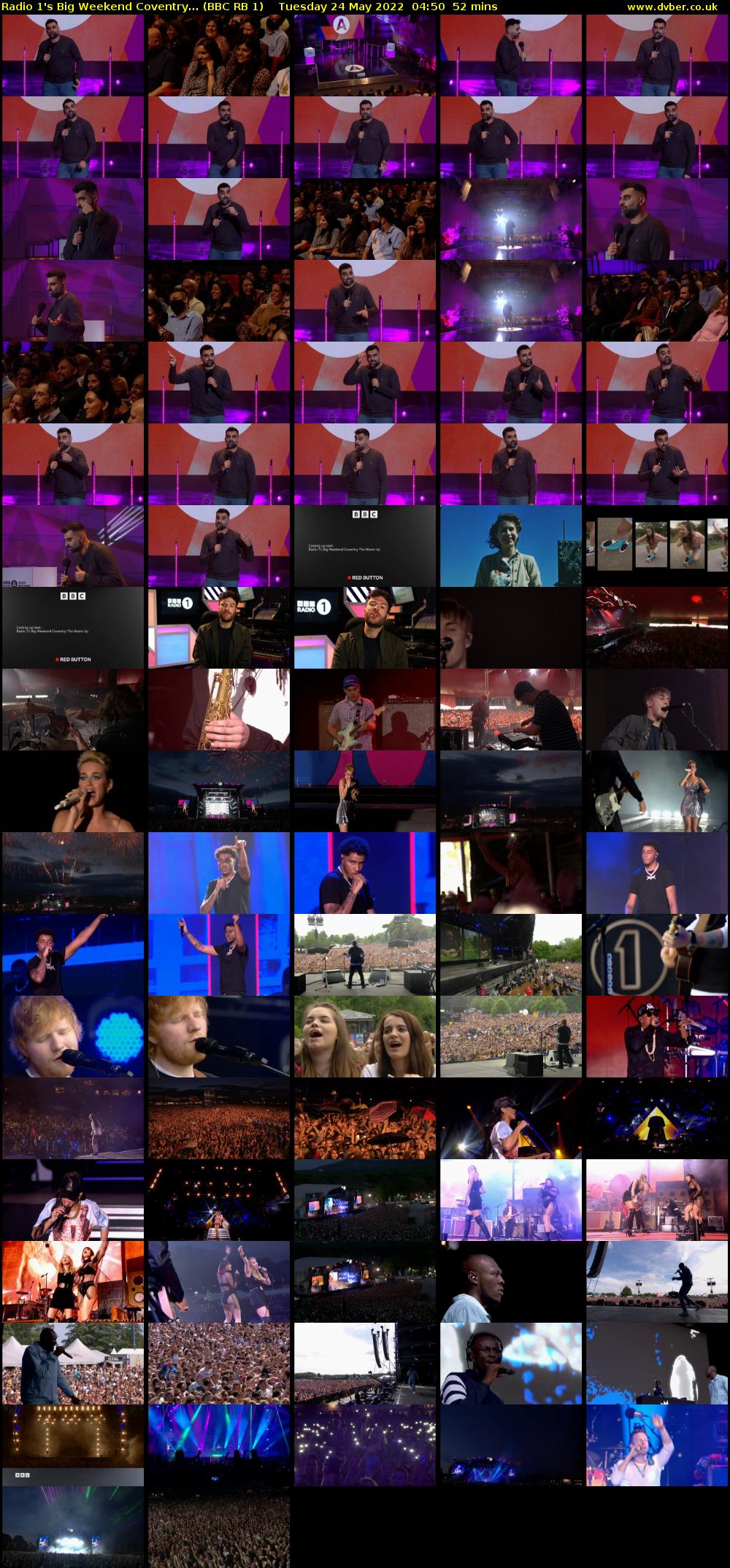 Radio 1's Big Weekend Coventry... (BBC RB 1) Tuesday 24 May 2022 04:50 - 05:42