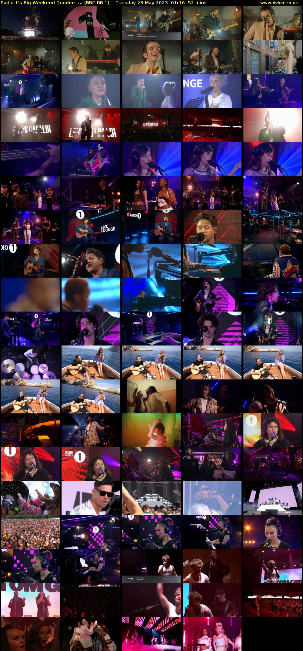 Radio 1's Big Weekend Dundee -... (BBC RB 1) Tuesday 23 May 2023 01:16 - 02:08