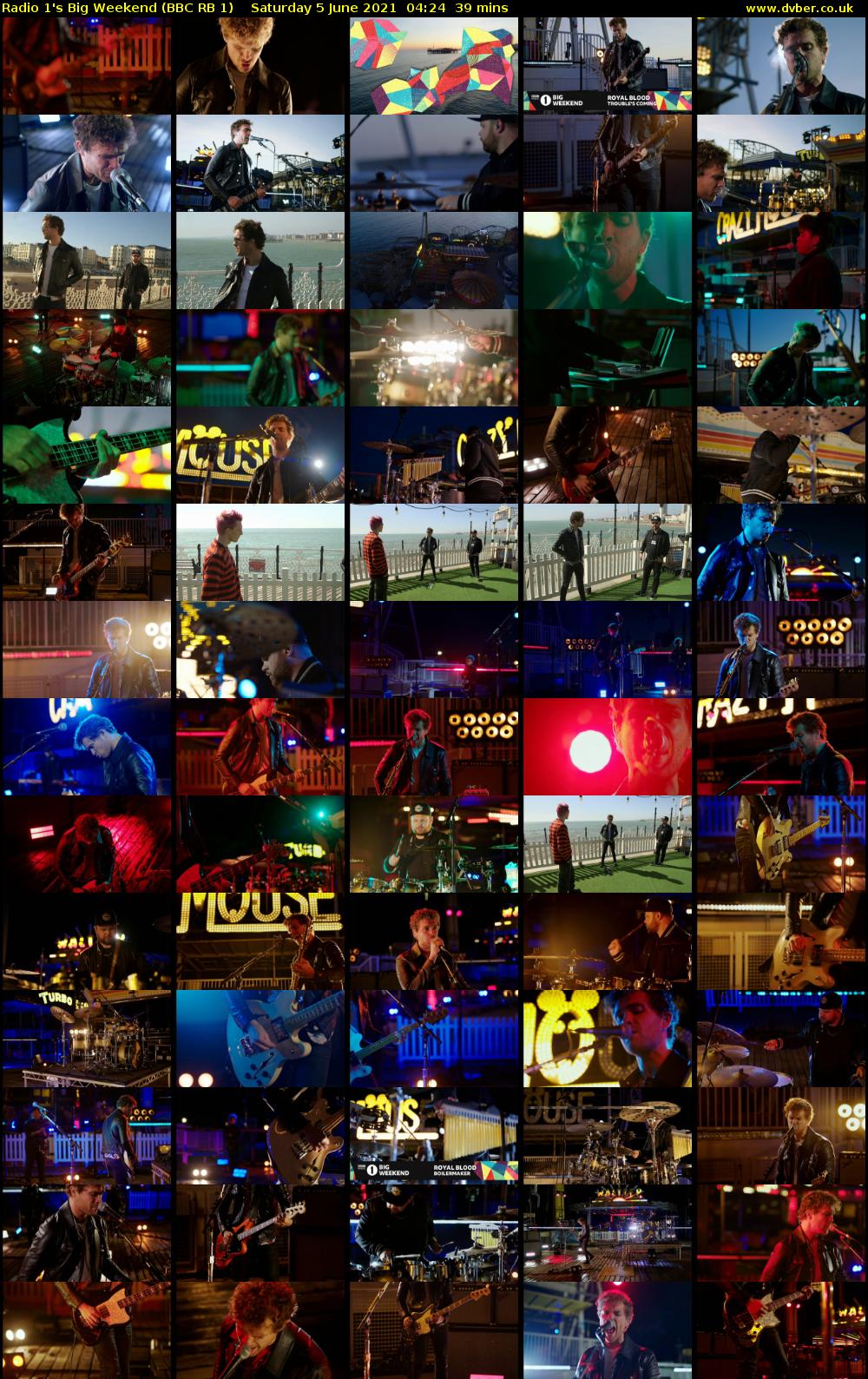 Radio 1's Big Weekend (BBC RB 1) Saturday 5 June 2021 04:24 - 05:03