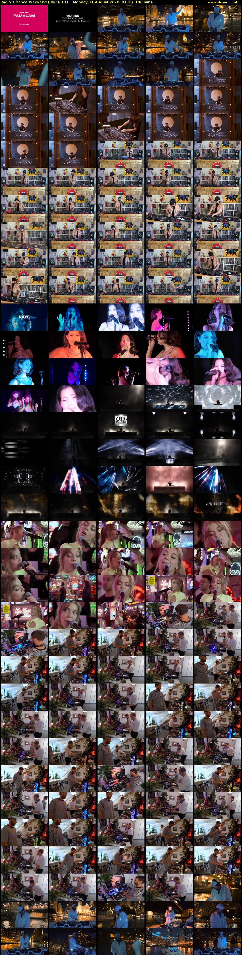 Radio 1 Dance Weekend (BBC RB 1) Monday 31 August 2020 01:10 - 02:56