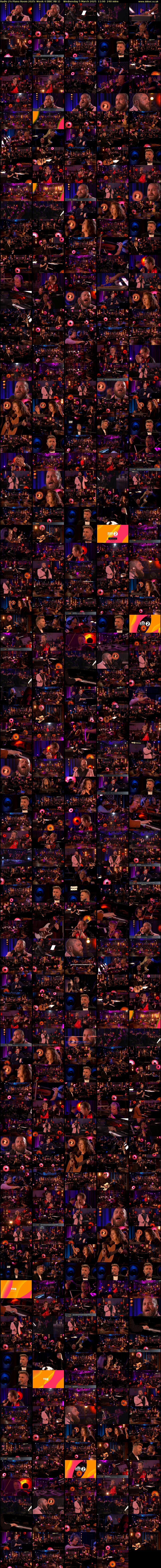 Radio 2's Piano Room 2025: Week 4 (BBC RB 1) Wednesday 5 March 2025 11:00 - 15:00