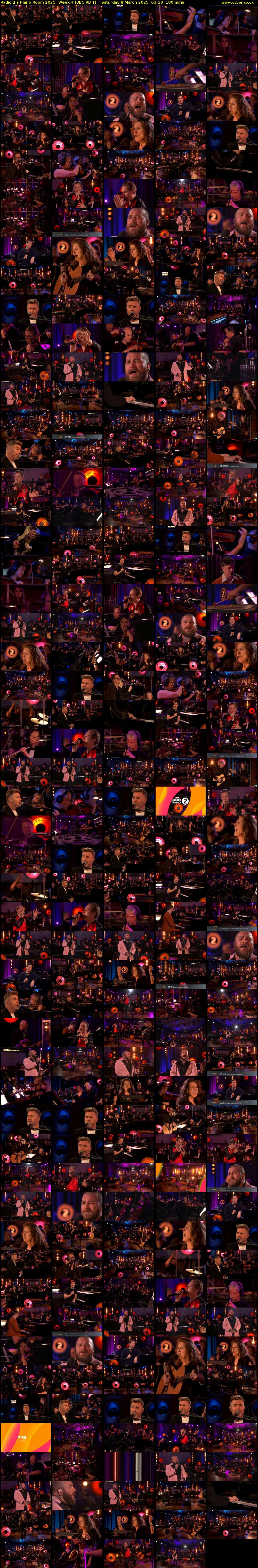 Radio 2's Piano Room 2025: Week 4 (BBC RB 1) Saturday 8 March 2025 03:10 - 06:10