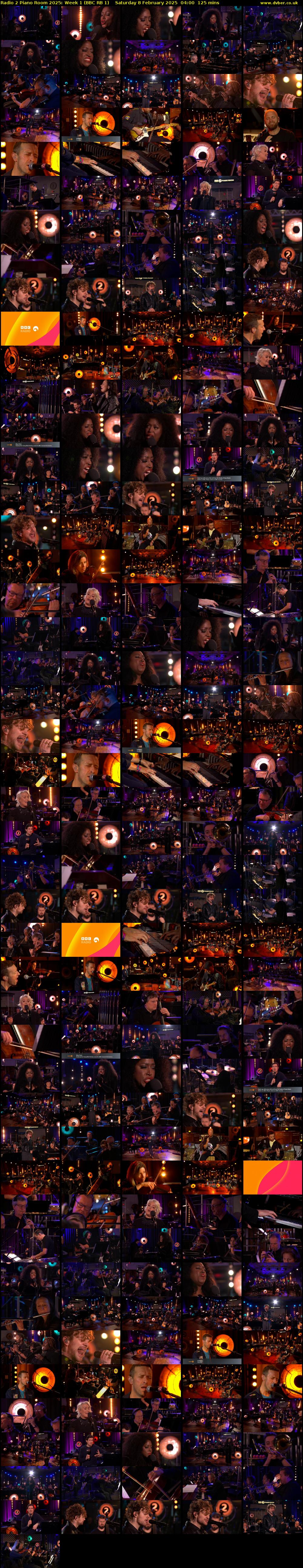 Radio 2 Piano Room 2025: Week 1 (BBC RB 1) Saturday 8 February 2025 04:00 - 06:05