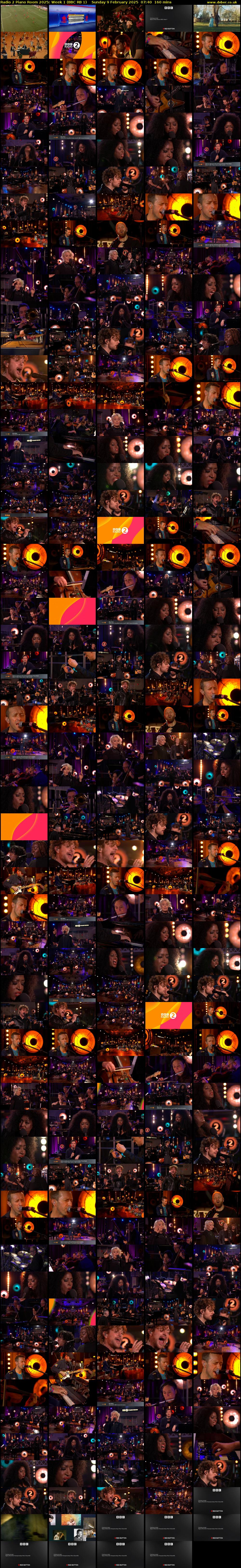 Radio 2 Piano Room 2025: Week 1 (BBC RB 1) Sunday 9 February 2025 07:40 - 10:20