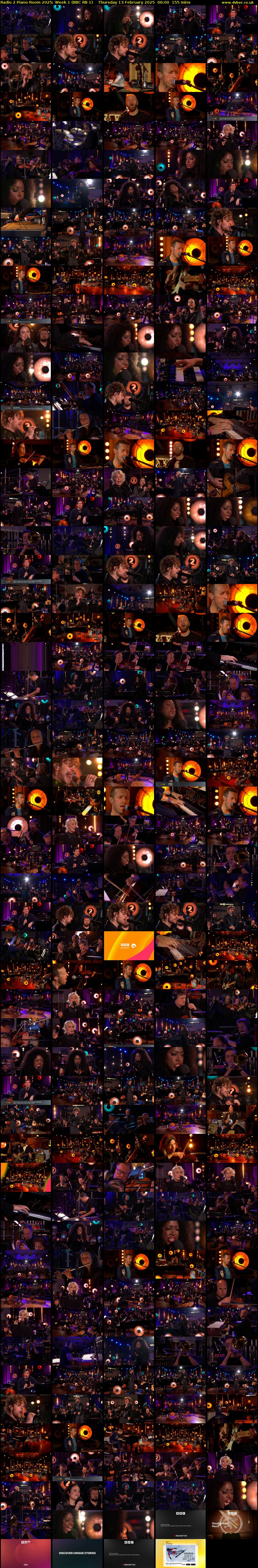 Radio 2 Piano Room 2025: Week 1 (BBC RB 1) Thursday 13 February 2025 06:00 - 08:35