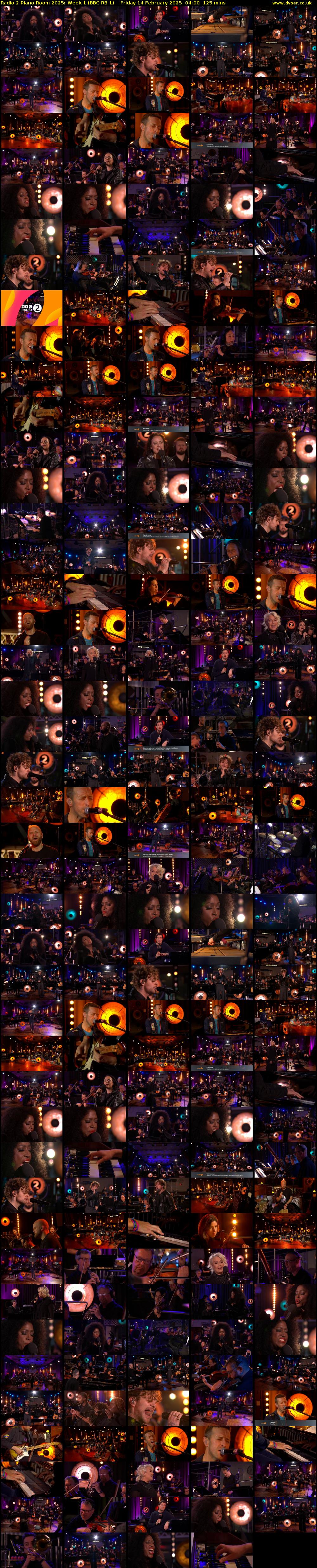 Radio 2 Piano Room 2025: Week 1 (BBC RB 1) Friday 14 February 2025 04:00 - 06:05