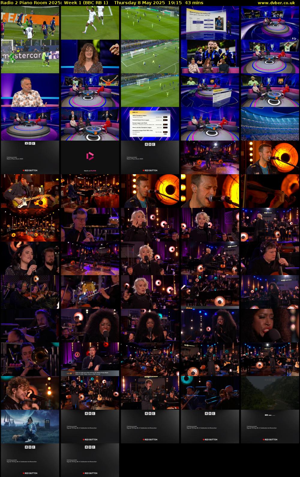 Radio 2 Piano Room 2025: Week 1 (BBC RB 1) Thursday 8 May 2025 19:15 - 19:58