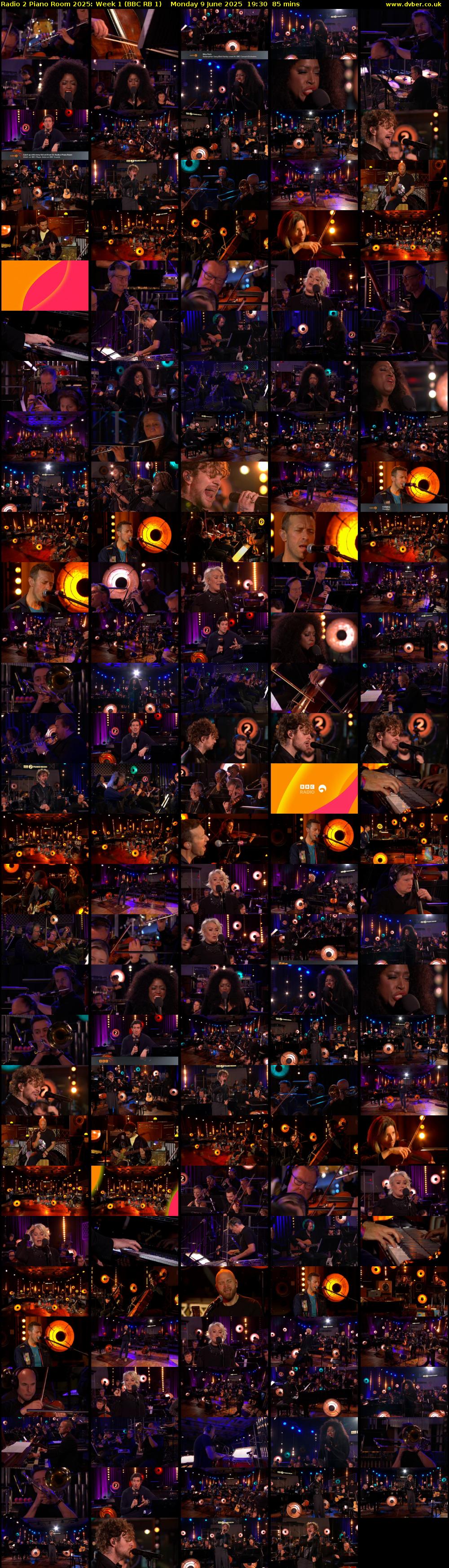 Radio 2 Piano Room 2025: Week 1 (BBC RB 1) Monday 9 June 2025 19:30 - 20:55